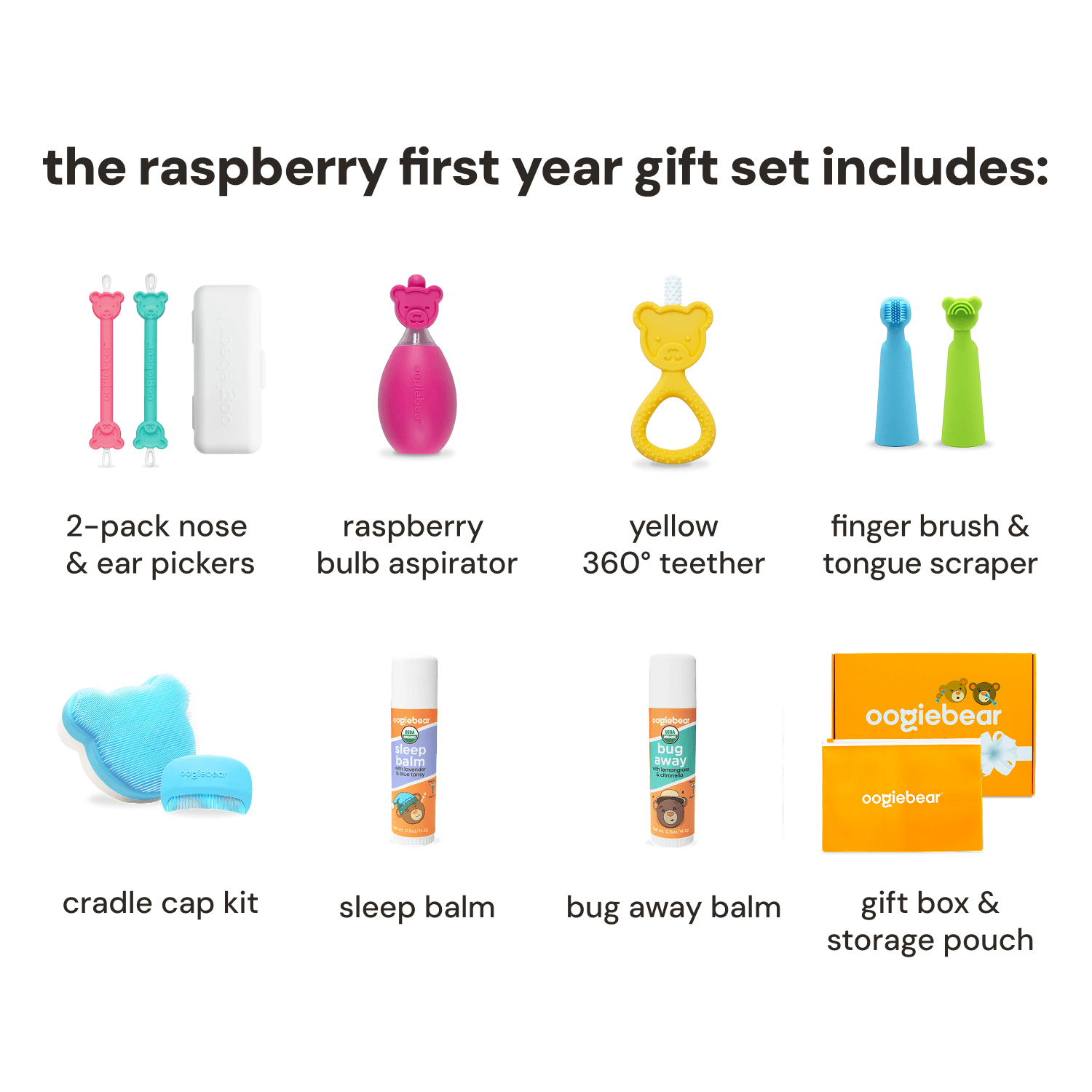 oogiebear first year baby gift set